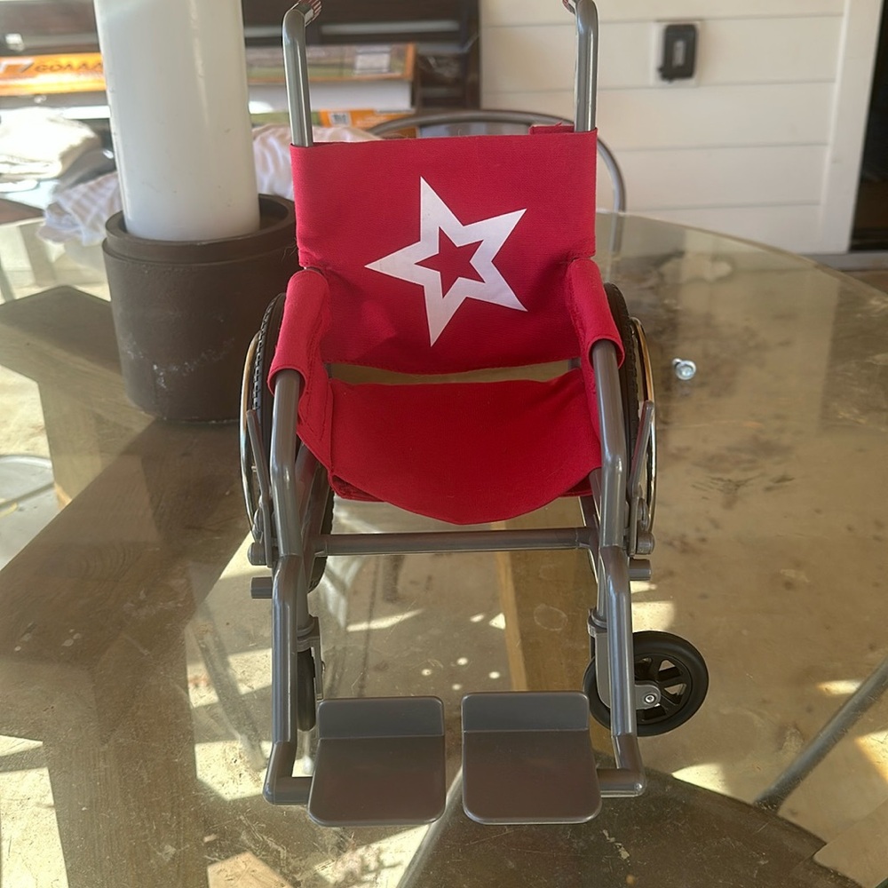 American girl doll wheel chair